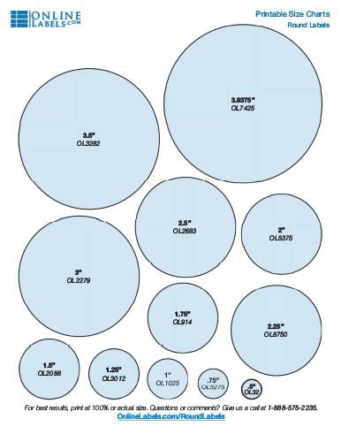 Find The Right Label Size For Your Project With These Printable Label ...