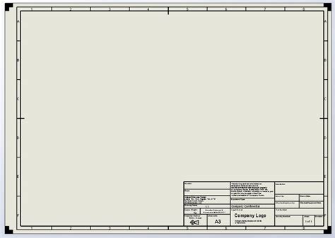 Technical Drawing Template