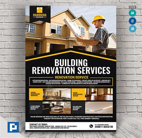 Construction Services Flyer - PSDPixel | Construction services ...