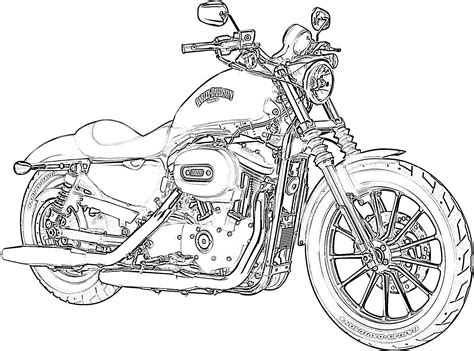 27+ Harley Davidson Coloring Page - ReissLeigh