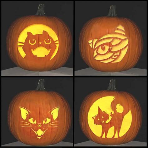 Pumpkin with Cat Face: Adorable Halloween Decor You Can DIY [Click for ...