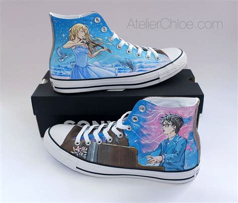 Manga Shoes Anime Converse Hand Painted Sneakers Custom Chuck | Etsy