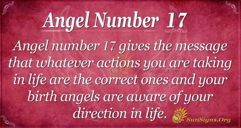 Angel Number 17 Meaning - Making The Right Decisions - SunSigns.Org