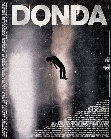 Donda Kanye West Poster in 2022 | Hip hop poster, Poster artwork, Music ...