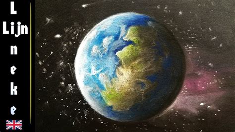 Pencil Realistic Earth Drawing