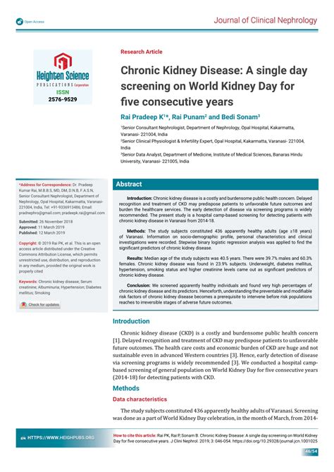 (PDF) Journal of Clinical Nephrology