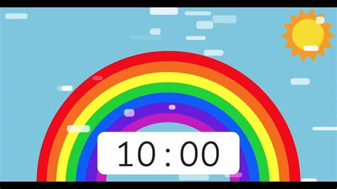 Rainbow Timer 10 Minute 🌈 - YouTube