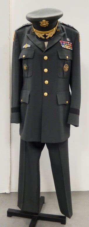 U.S. Army Major General dress uniform, highly decorated