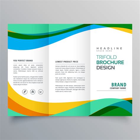 creative trifold business brochure design template - Download Free ...