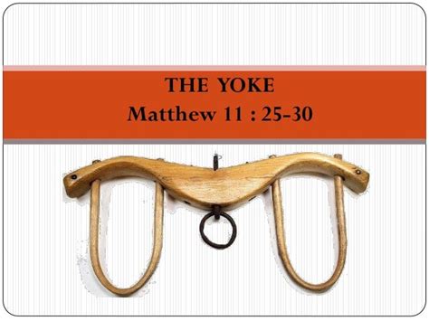 03 22-15 the yoke - sermon by robin