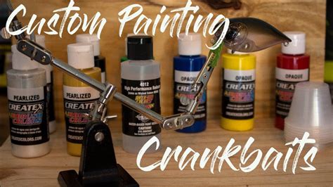 CUSTOM Painting Crankbaits | NEW Hobby - YouTube