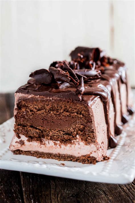 Chocolate Ice Cream Cake - Olivia's Cuisine