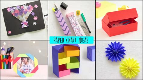 6 Easy Paper Craft Ideas | DIY Craft | Origami Craft - Real World News