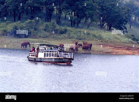 BOATING IN THEKKADY KERALA Stock Photo - Alamy