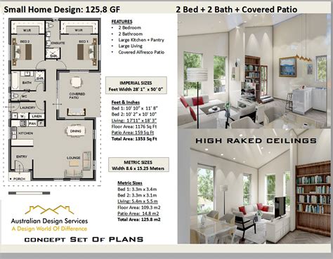 2 Bedroom Modern House Plans Australia | Psoriasisguru.com