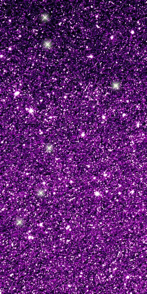 Purple Glitter Wallpaper