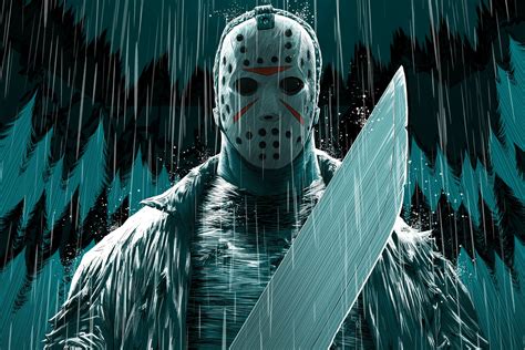 Wallpaper : Movie Maniacs, horror, comic art, mask, artwork, Jason ...