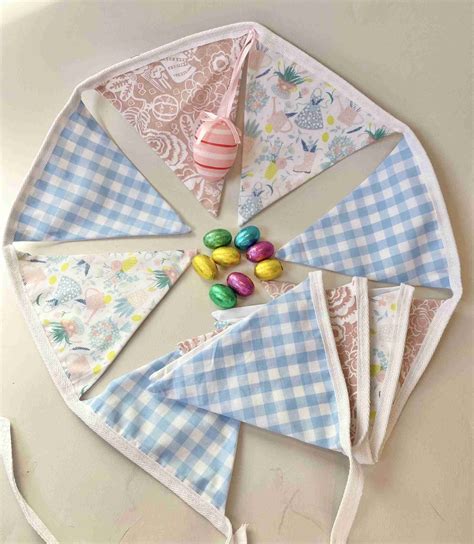 Spring themed fabric bunting | Numonday