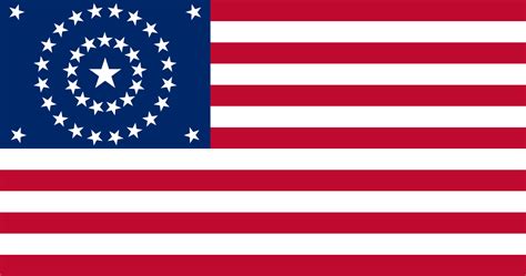 Alternate Flag of United States (38 Stars) v.2 by augustin-blot-LBPS on ...