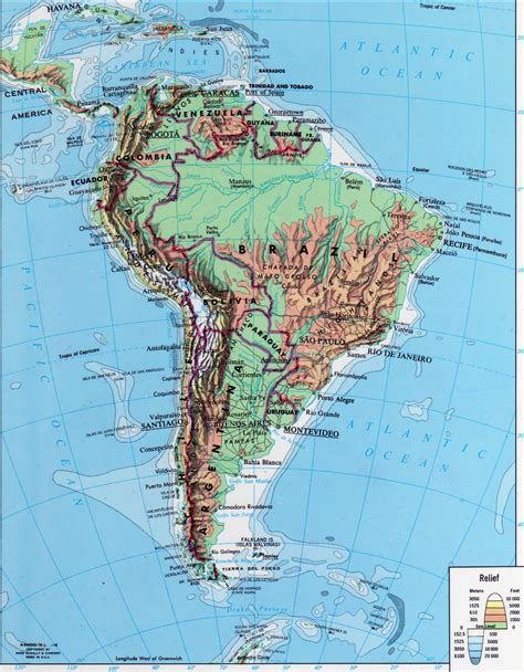 Mountains In South America Map - Best Event in The World