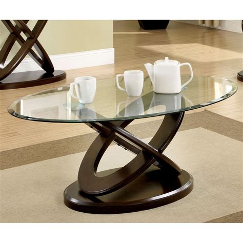 Buy Oval Glass Top Coffee Table Online - Tarkhan.pk