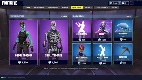 What was the first skin in Fortnite Item Shop? All OG skins listed