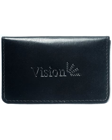 Customized Magnetic Card Cases Cowhide Leather Corporate Gift - QBC229