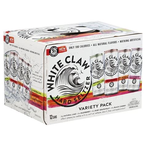 White Claw Hard Seltzer, Variety Pack (12 fl oz) - Instacart