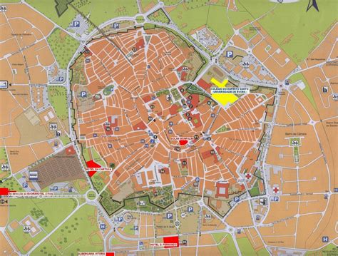 Mapas de Évora - Portugal | MapasBlog