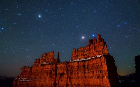 Download Star Starry Sky Sky Night Bryce Canyon National Park Nature ...