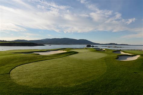 Pebble Beach Golf Links, Hole 17 - Joann Dost Golf Editions