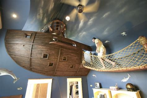 Pirate Ship Bedroom by Designer Steve Kuhl is a Kid's Dream Come True