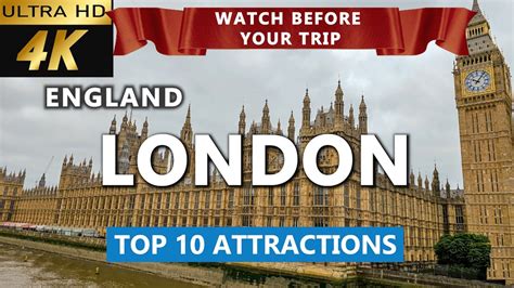 [4k] London top 10 attractions 2023 | London Trip | London attractions ...