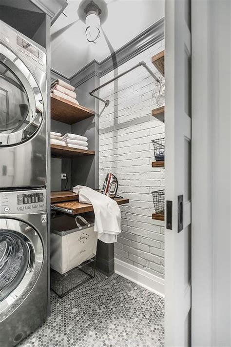 Small and Functional Laundry Room Ideas (24 | Laundry room tile ...