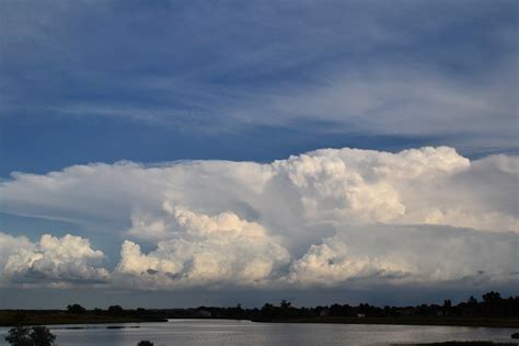 Stormy Backlit Panoramic Clouds & Distant Cumulus Clouds, 2013-08-08 ...