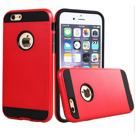 iPhone 8 Plus Phone Case, 2-Piece Style Hybrid Shockproof Hard Case ...