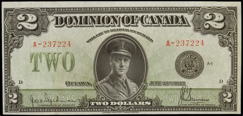 Dominion of Canada 2 Dollar Bill 1923|World Banknotes & Coins Pictures ...