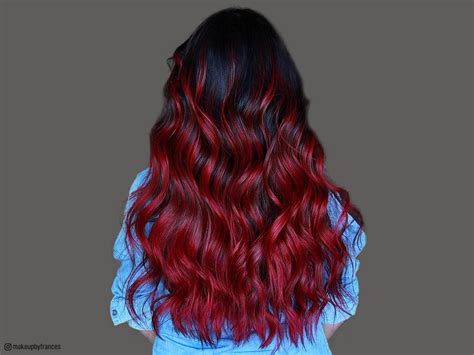 Black And Red Ombre Hair Color - Infoupdate.org