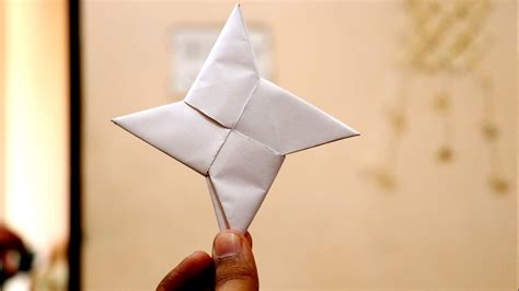 How to Make Ninja Star using A4 size Paper | Ninja Star - Origami - YouTube