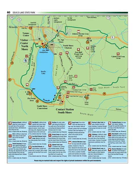 Devils Lake Campground Map