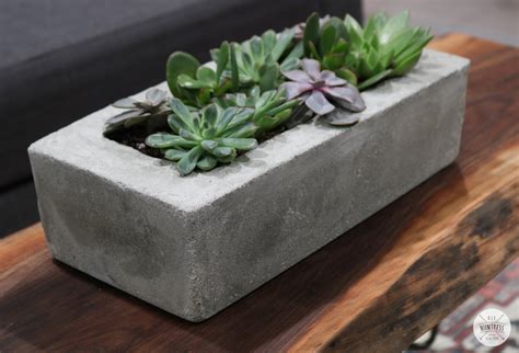 DIY Easy Concrete Planter - DIY Huntress