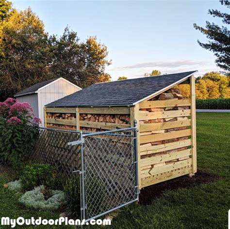 3 cord Wood Shed - DIY Project | MyOutdoorPlans