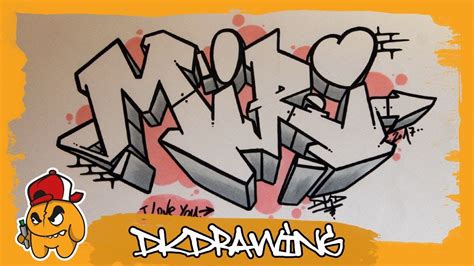 Graffiti Tutorial - How to draw graffiti names - Miri #35 - YouTube