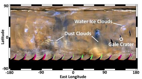 Mars Weather Map, Aug. 4, 2012 | NASA Jet Propulsion Laboratory (JPL)