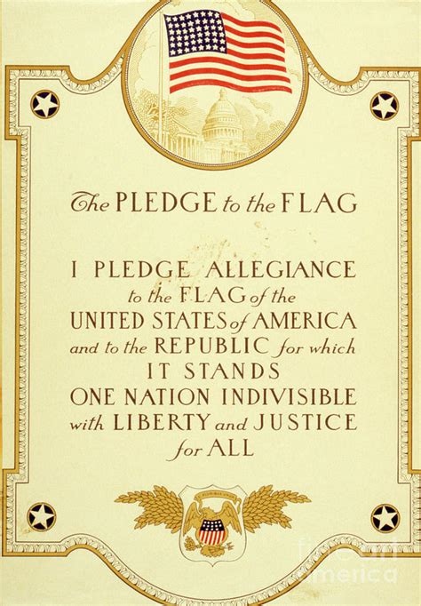 The Us Pledge Of Allegiance Photograph by Bettmann - Fine Art America