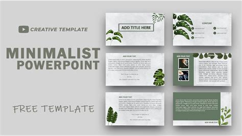 Minimalist Powerpoint Templates