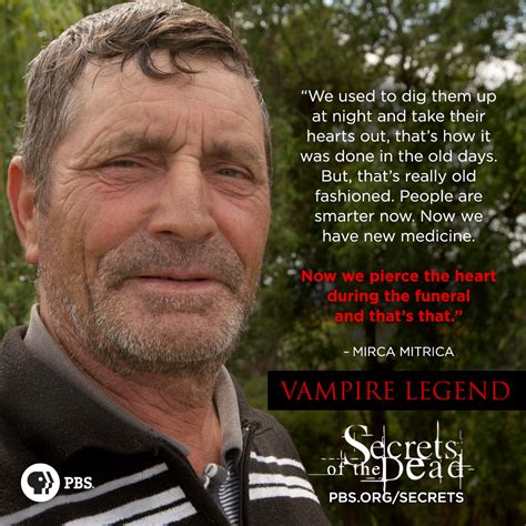 Vampire Legend | Quotes from Vampire Legend | Secrets of the Dead | PBS