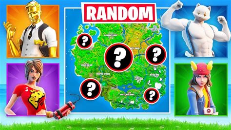 RANDOM Boss SKIN CHALLENGE in Fortnite ARENA - YouTube