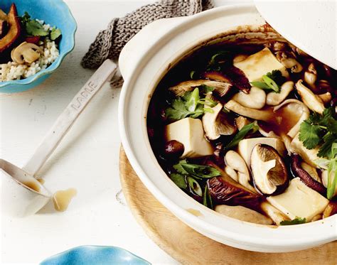 Chinese Mushroom Hot Pot - Vegan Recipe