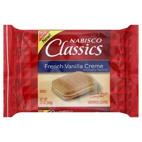 Nabisco Classics French Vanilla Creme Sandwich Cookies, 12 Oz ...